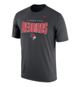 Illinois State Redbirds black Nike dry-fit shirt