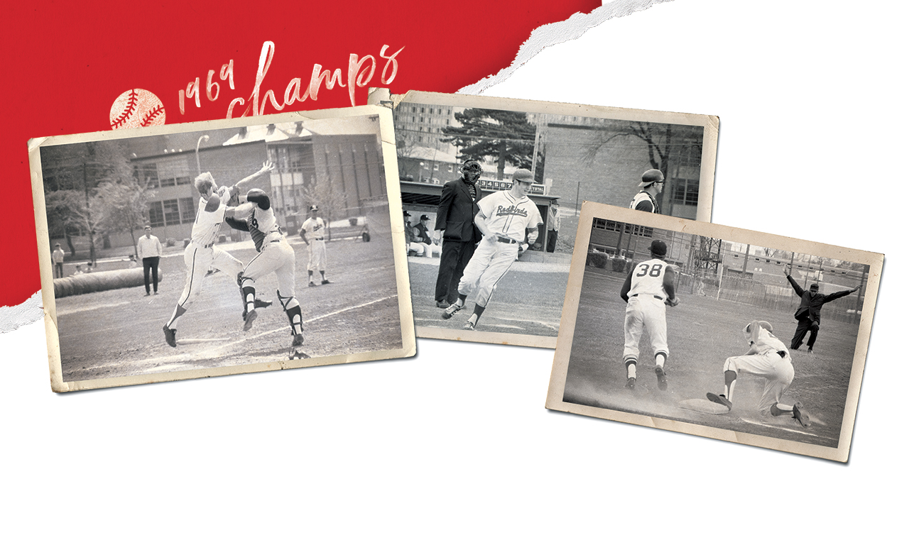 Photos capturing moments from the 1969 season. National champs