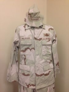 Desert Camouflage Air Force uniform, 2004, in Boot Camp
