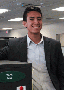 Zach Lew encourages students to intern