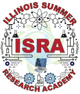 ISRA logo with STEM images