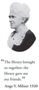Picture of Ange Milner with quote