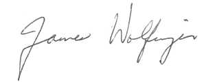 James Wolfinger signature