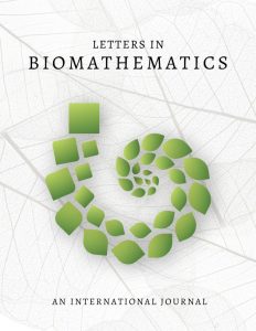 cover of Letters in Biomathematics journal with words An international journal and a logo