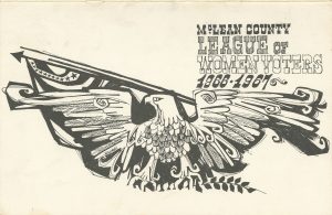 League of Women Voters of McLean County 1966-1967 Yearbook cover